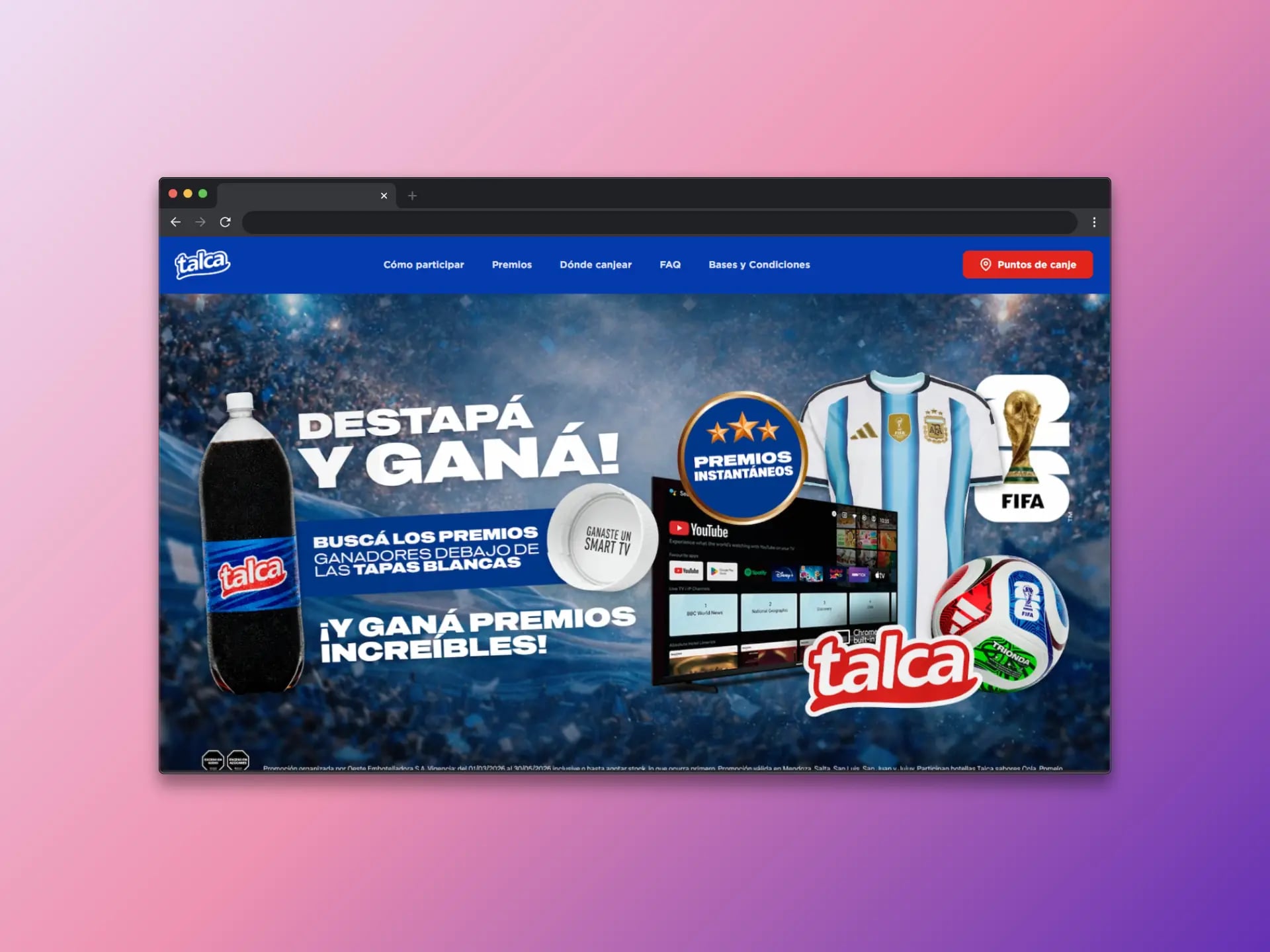 Talca — Destapá y Ganá